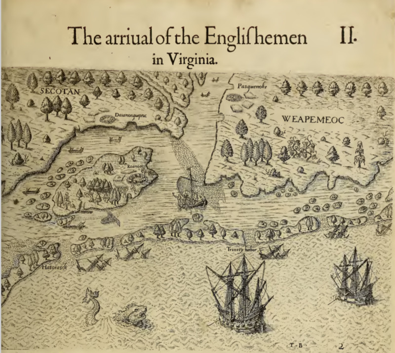 The arriual of the Englishemen in Virginia. II.