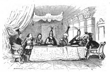 [a meeting of Lilliputian officials]
