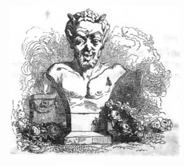 [carved bust of a yahoo]