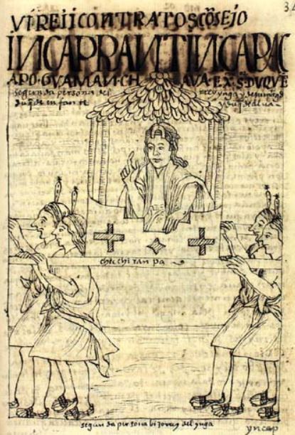 Virei I Contratos Consejo, Incap Rantin Capac Apo Gvaman Chava, Excelenticimo Senor, Dvqve, Segunda Persona Del Rrey Ynga y de su Magestad, Duque de Enfente y Duque de Alua