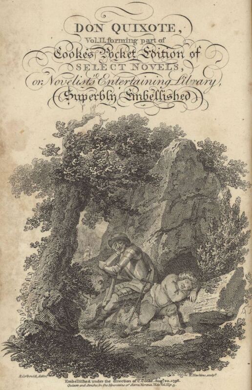 Quixote and Sancho, in the Mountains of Sierra Morena
