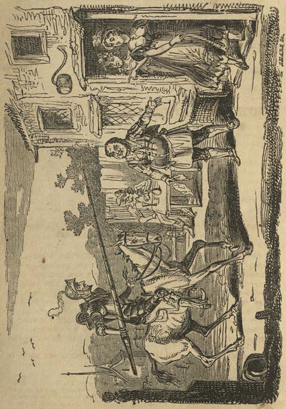 [Don Quixote is Welcomed into the Inn Which he Mistakes for a Castle]
