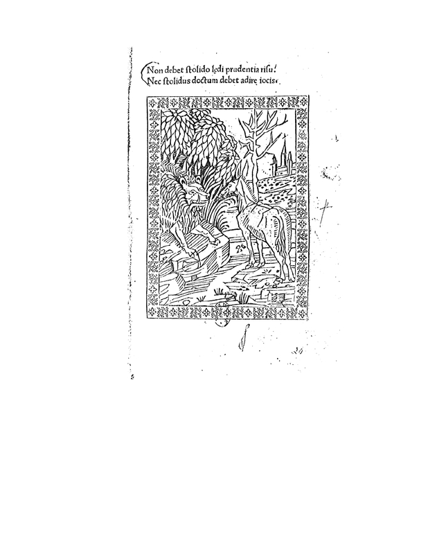 De Asello Et Apro. Fabula XII.