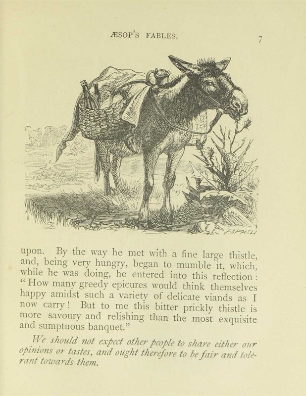 The Ass Eating Thistles