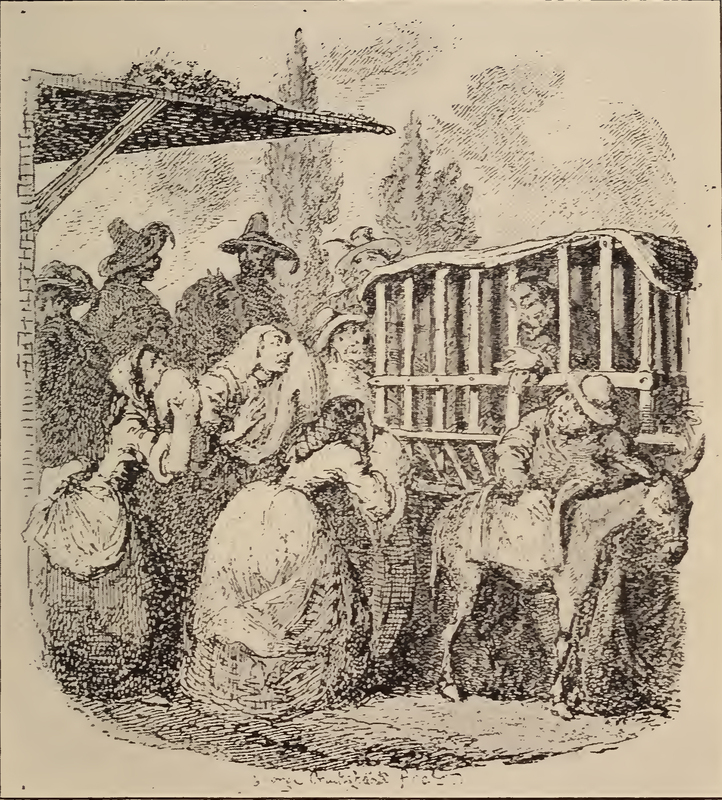 DON QUIXOTE ENCHANTED IN THE CAGE