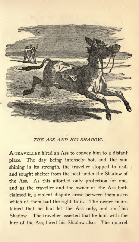 THE ASS AND SHADOW
