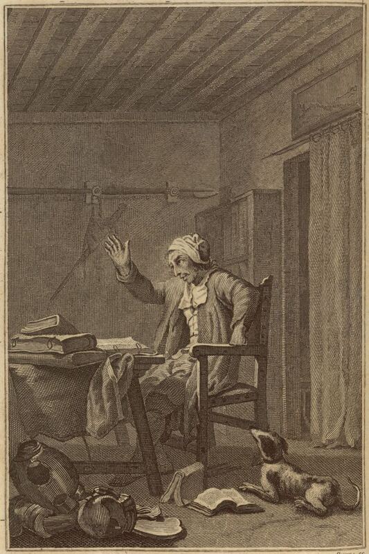 ﻿Don Quixote in his Study