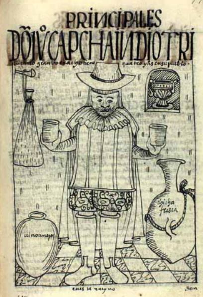 Don Jv[an] Capcha Indio Tributario, Gran Borracho, Tiene Quatro Yndios en su Pueblo