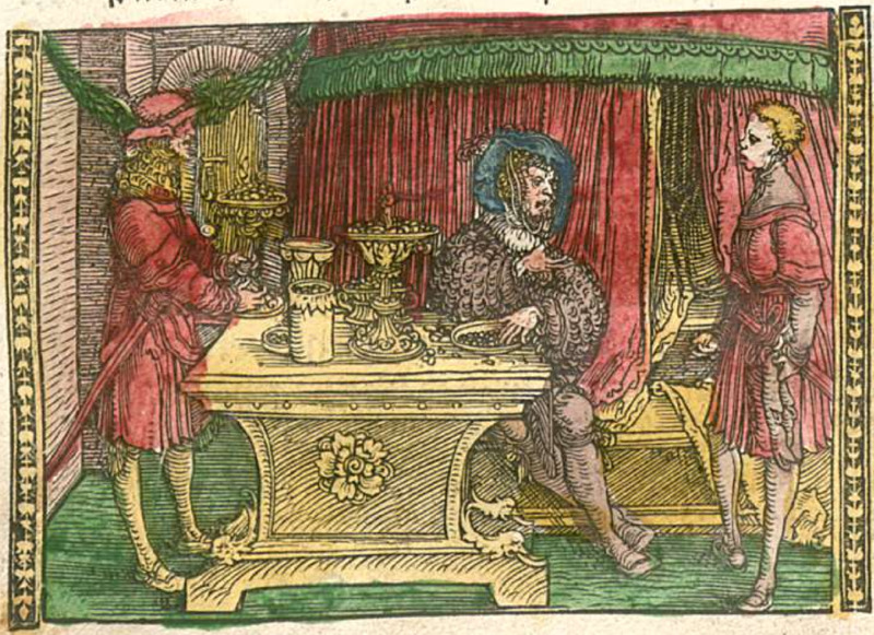 [Act VIII – Sempronio, Calisto, and Pármeno Talking]