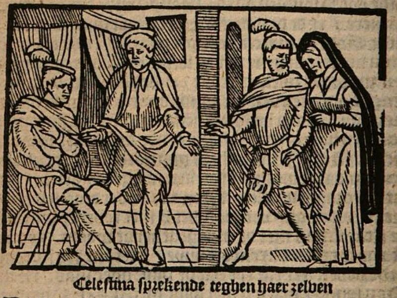 [Act V] Celestina sprekende teghen haer zelven.