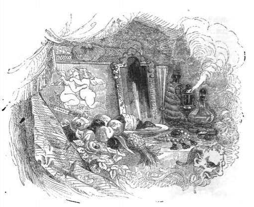 [A Lilliputian dinner table]