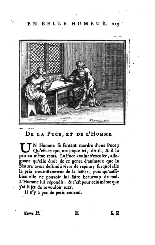 De La Puce, et de L'Homme