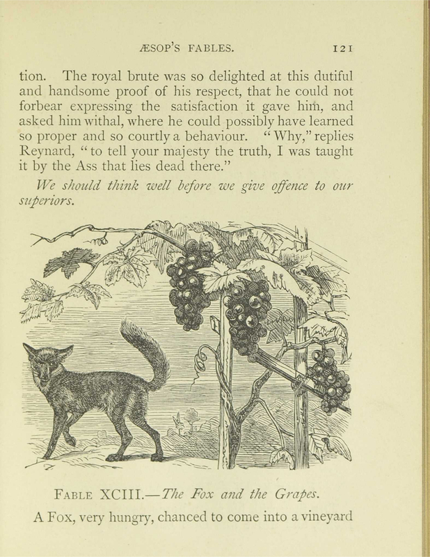 The Fox and the Grapes