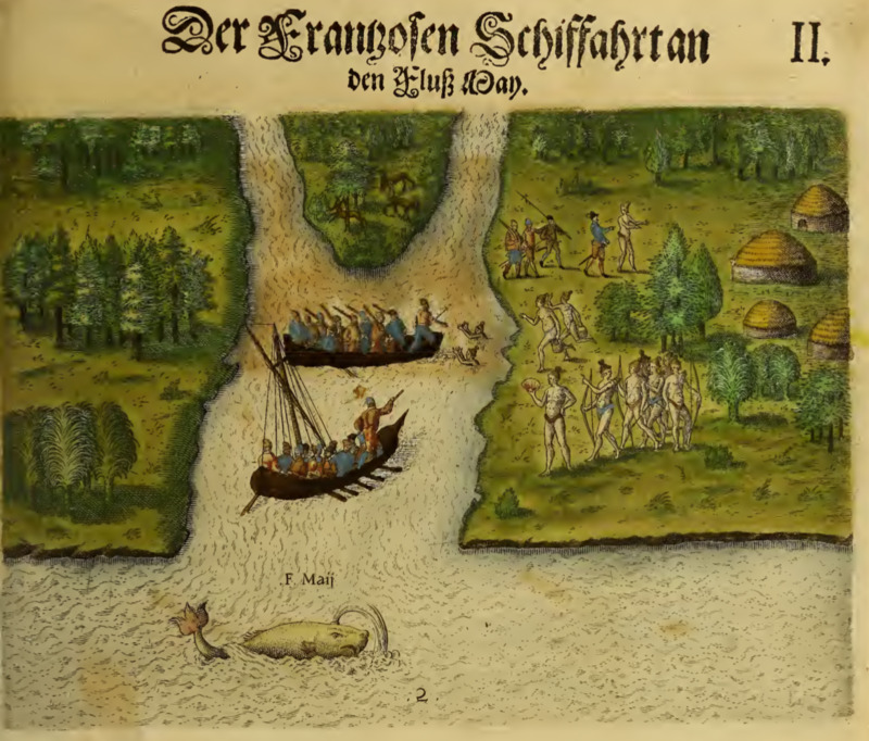Der Frantzosen Schiffahrt an den Fluß May. II.