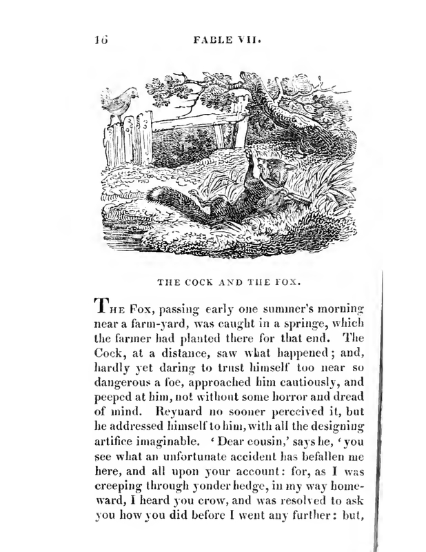 The Cock and The Fox