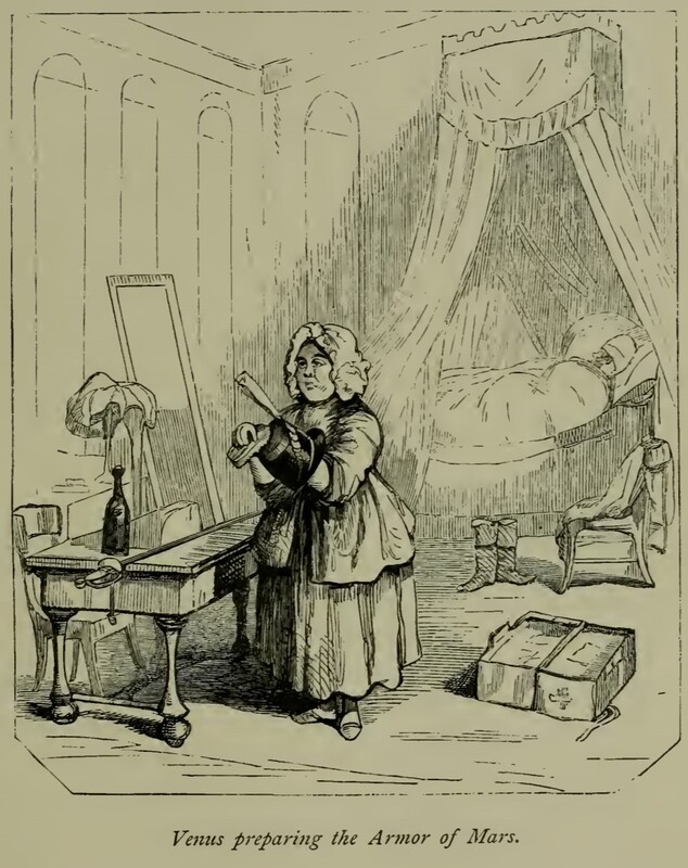 Venus preparing the Armor of Mars.