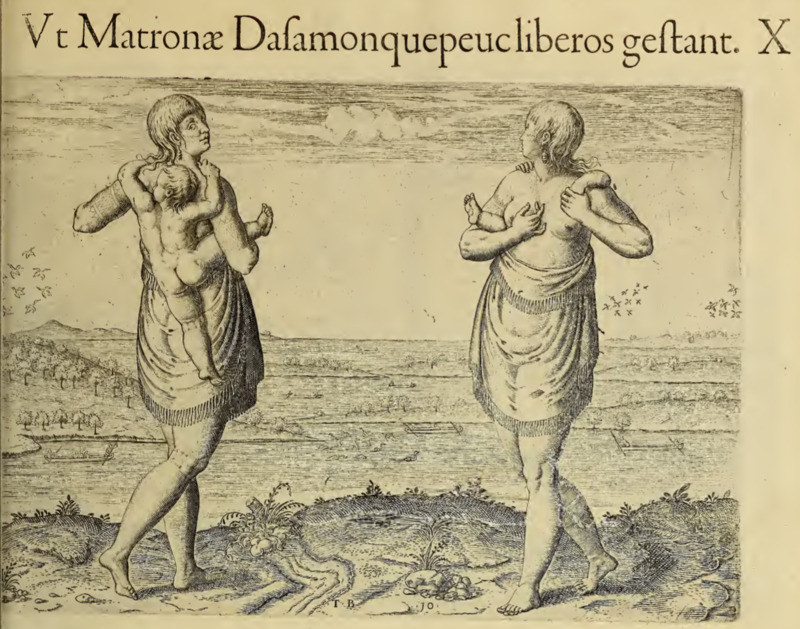 Vt Matronæ Dasamonquepeuc liberos gestant. X.