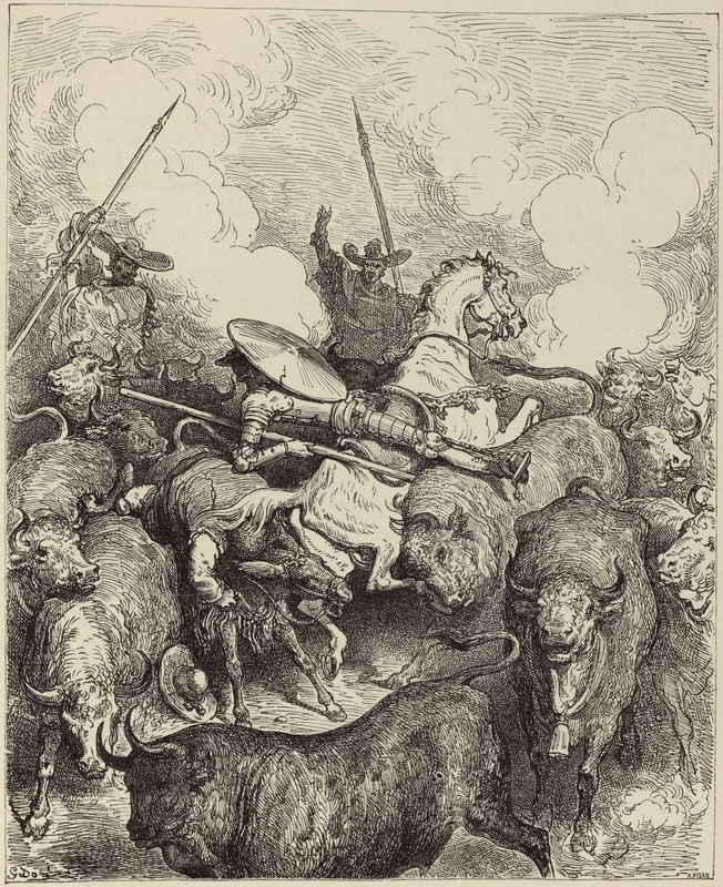 De l'aventure, Sancho resta moulu, Don Quichotte épouvanté, le grison meurtri de coups et Rossinante fort peu catholique