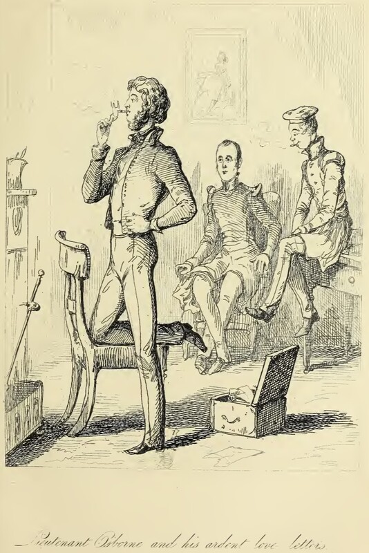 Lieutenant Osborne and his ardent love-letters