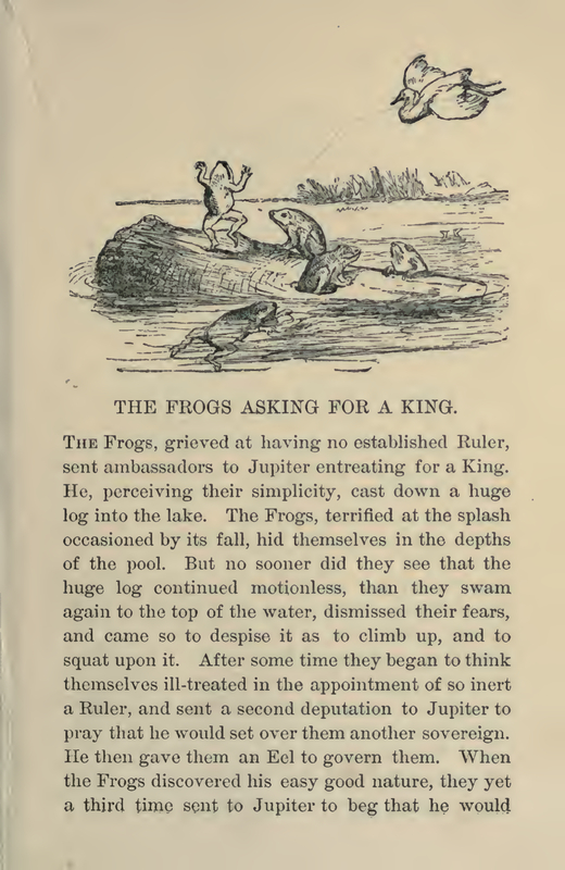 The Frogs Asking for a King