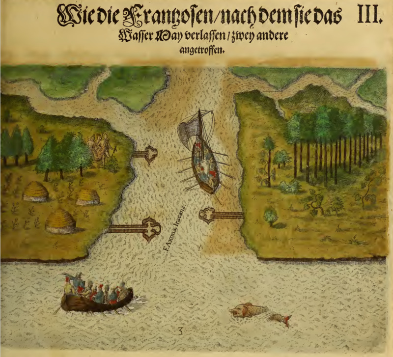Wie die Frantzosen, nach dem sie das Wasser May verlassen zwey andere angetroffen. III.