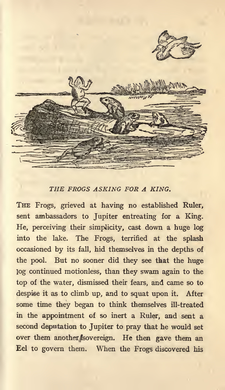 The Frogs Asking for a King