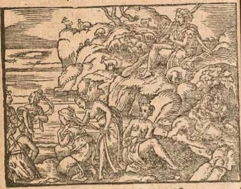 [Scylla Brushes the Hair of Galatea]