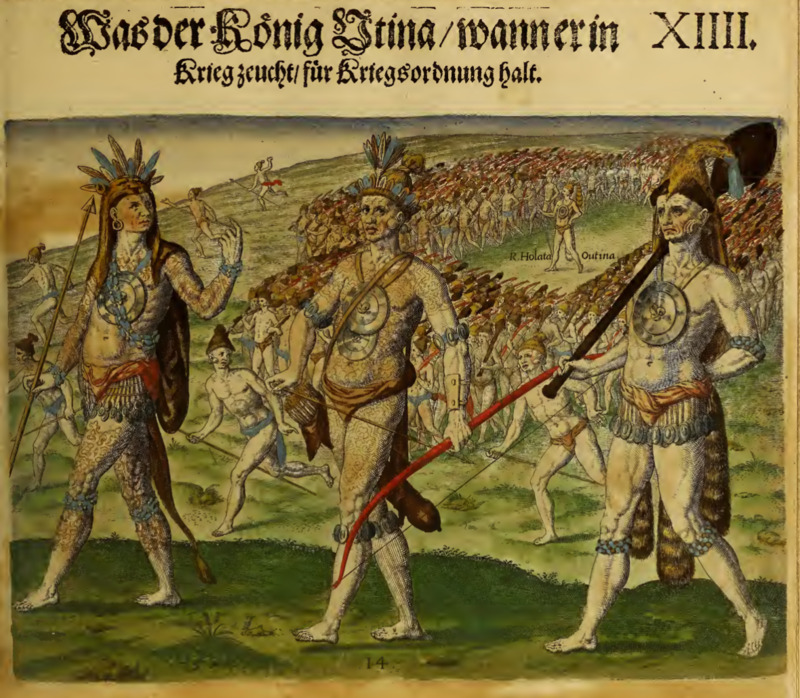 Was der König Otina, wann er in Krieg zeucht, für Kriegsordnung halt. XIIII
