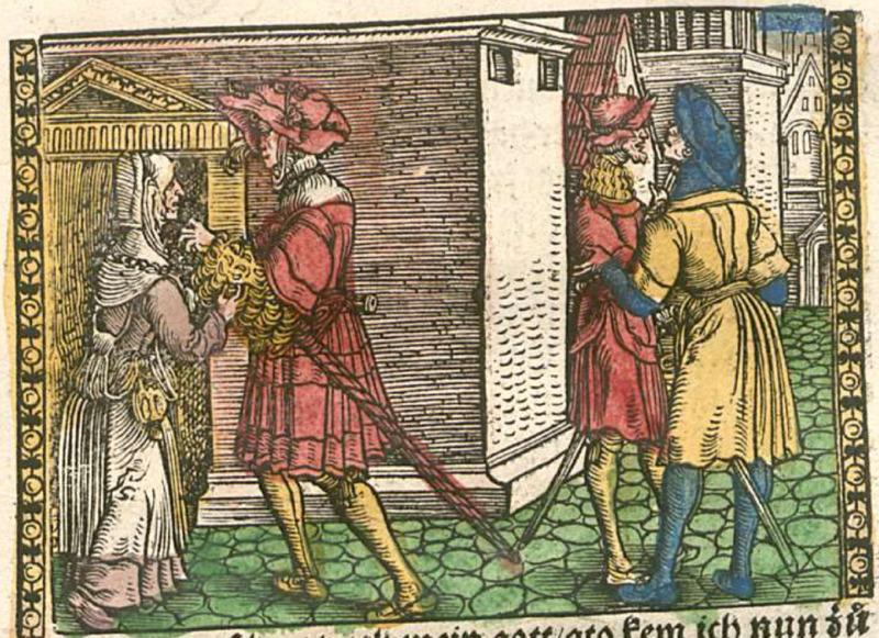 [Act XI – Celestina Talks with Calisto While Sempronio Talks with Pármeno]