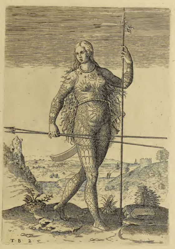 Pourtraict d’une femme de Picte. II.