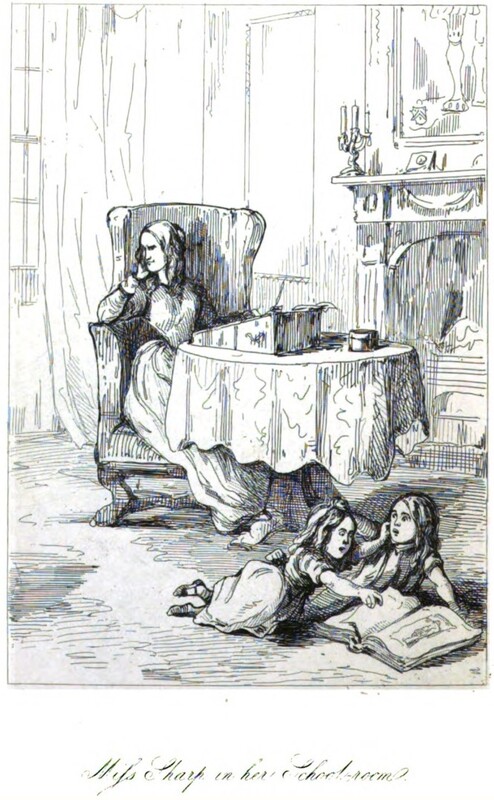 Miss Sharp in her School-room