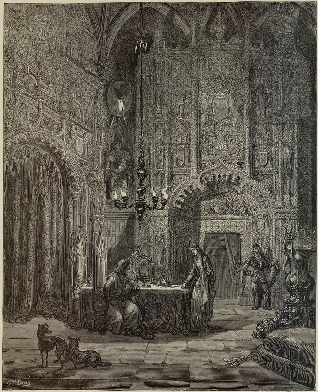 Elle commence à lui raconter quel est ce château, et comment elle y est enchantée