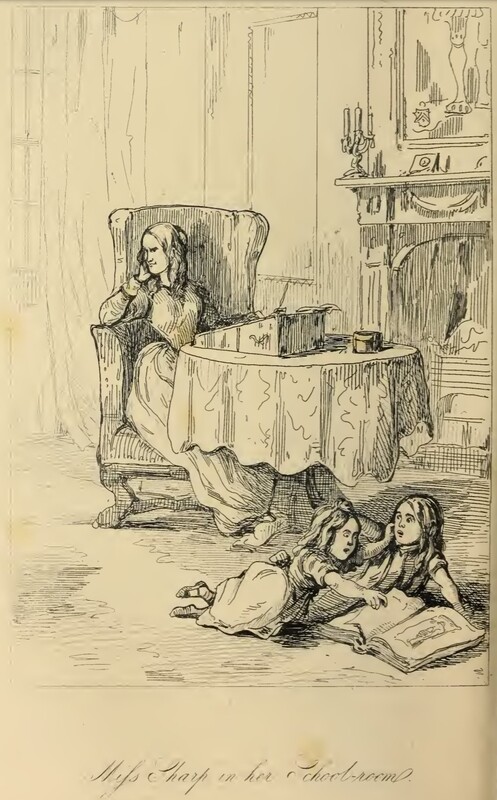Miss Sharp in her School-room
