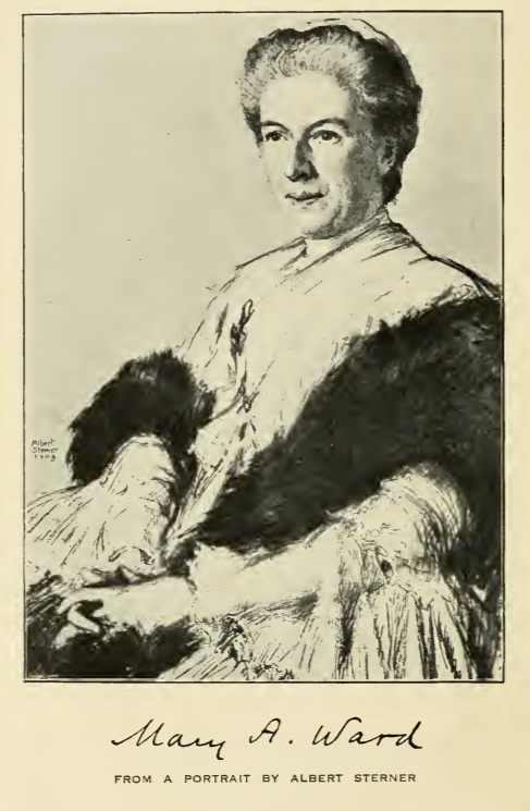 Mary A. Ward from a portrait by Albert Sterner