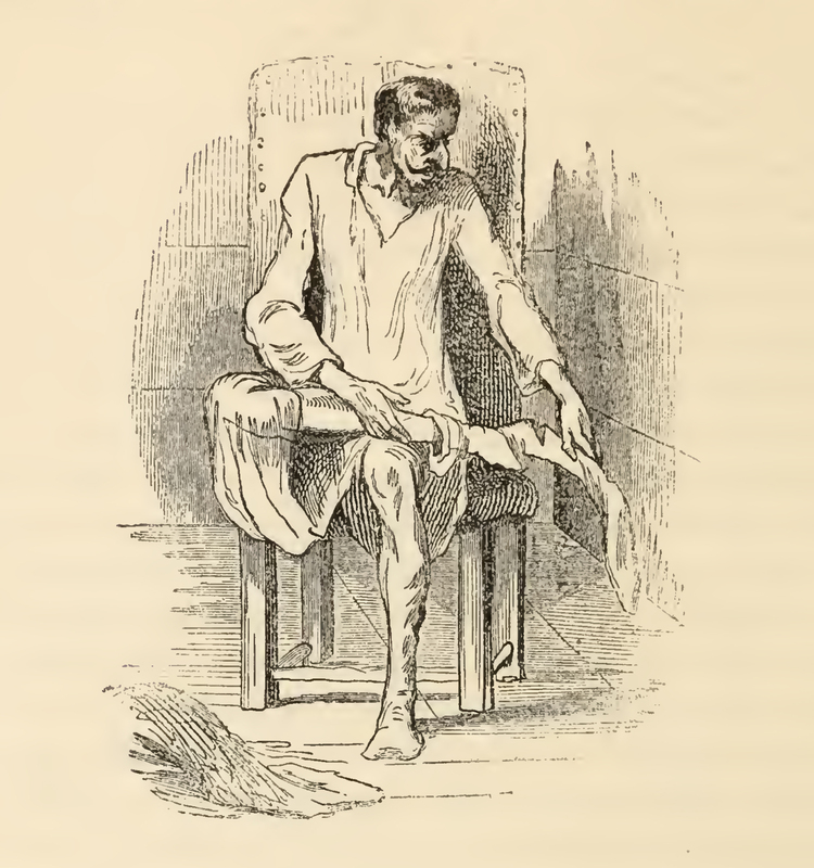 [Don Quixote Pulls Off His Stockings]
