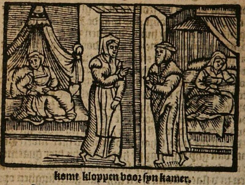 [Act XX] Komt kloppen voor syn kamer.