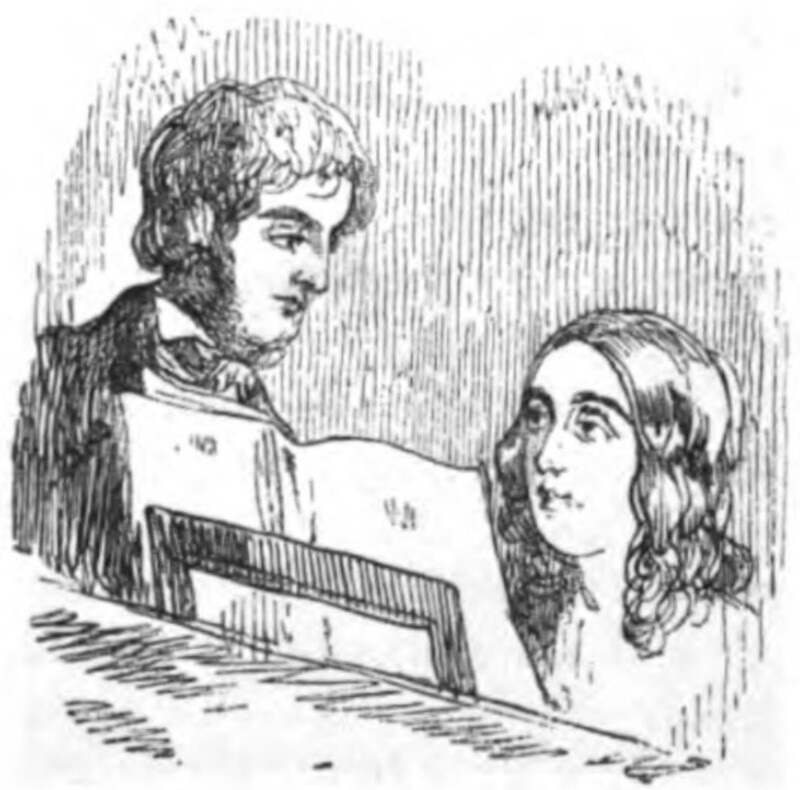 [George and Amelia at the Piano]