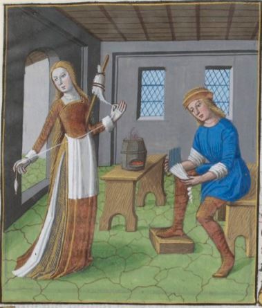 [Minerva Discovering the Art of Wool Work]