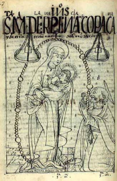 S[an]ta M[ari]a de la R[ei]na, Peña de Fr[an]cia, Copaca[ba]na y de Nuestra Senora del Rosario