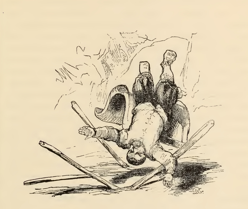 [Sancho Panza Falls From the Fake Donkey]
