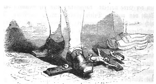 [depiction of the custom of stepping on a crucifix]