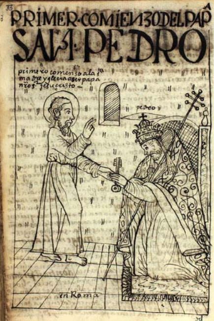 Primer comienzo Del Papa, San Pedro
