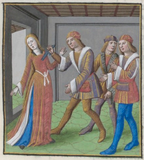 [Verginius Stabbing his Daughter Verginia to Protect her Chastity]