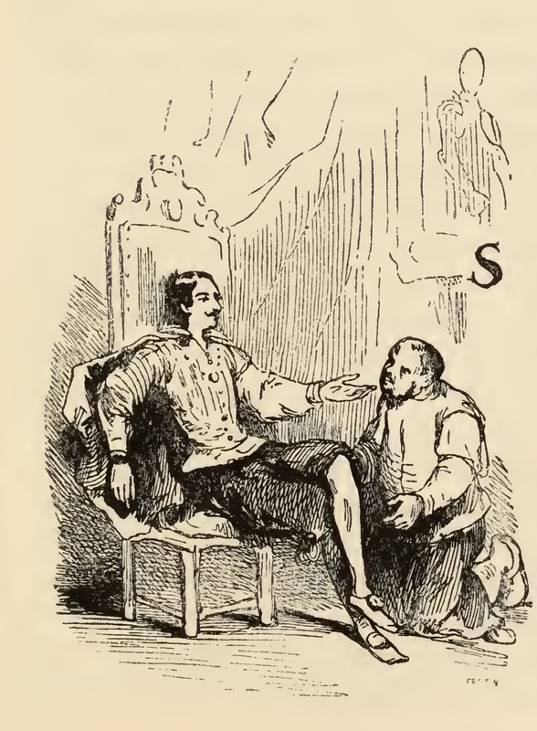 [Of How Sancho Kissed the Duke's Feet]