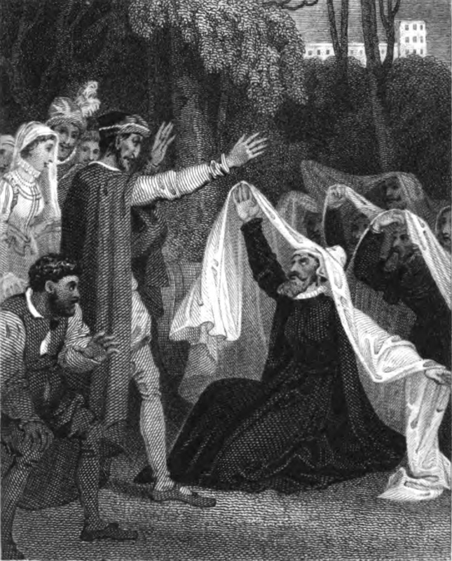 [The Afflicted Duenna Lift their Veils]