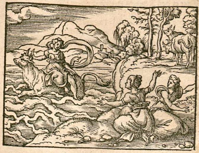 Jupiter in ein Stier