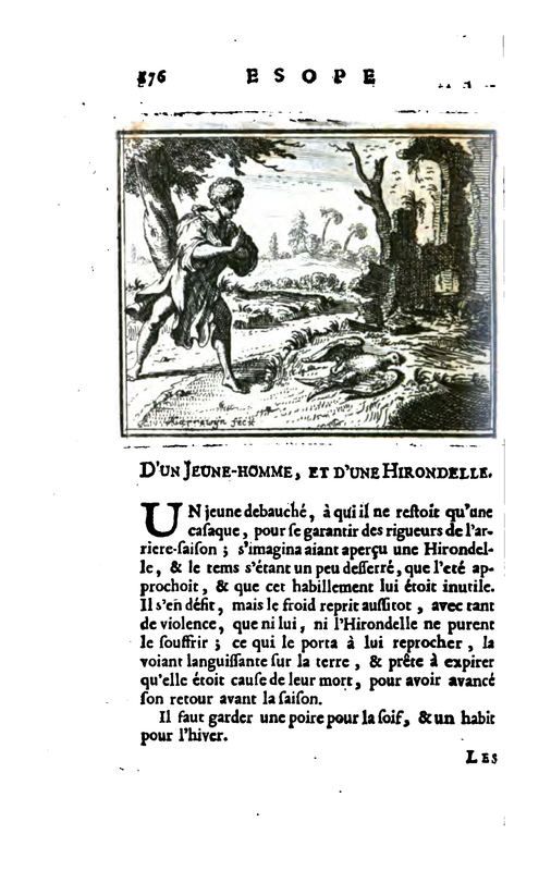 D'Un Jeune-Homme, Et D'Une Hirondelle