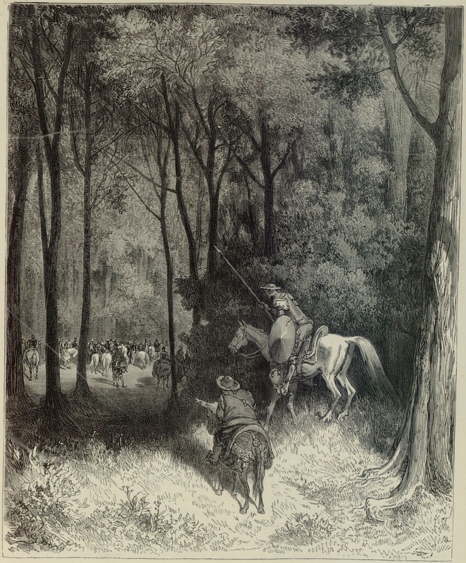 Il reconnut que c'étaient des chasseurs de haute volerie