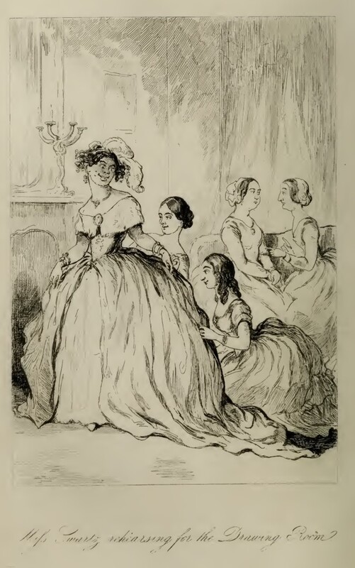 Miss Swartz rehearsing for the Drawing-Room