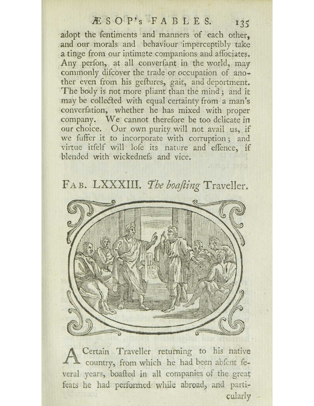 The boasting Traveller